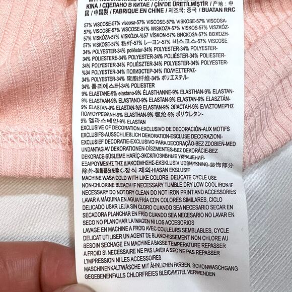 Vans Casual Short Sleeves Dress Junior Large Solid Pink Crew Neck Shirt New Tags - Picture 6 of 6